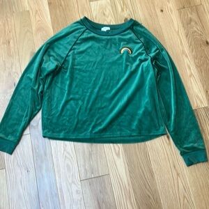 Pride velour unisex long sleeve retro top!